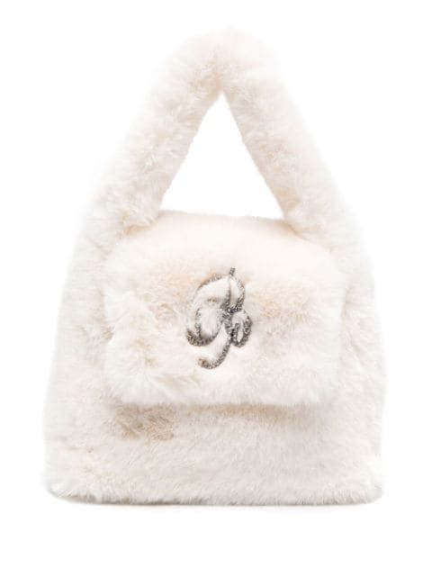 Blumarine faux-fur Detail Tote Bag - Farfetch | Farfetch Global