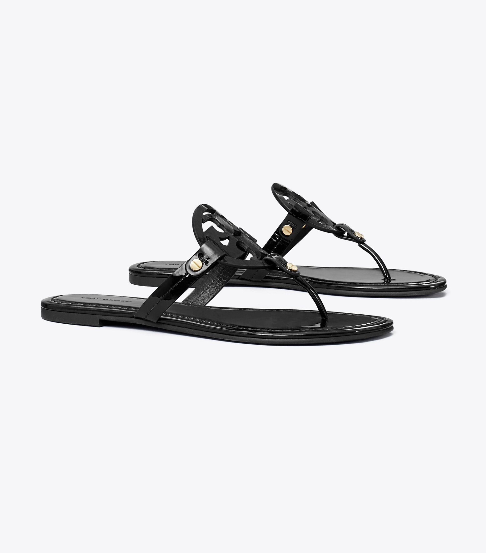 Tory Burch Miller Sandal, Patent Leather: Women's Shoes  | Tory Burch | Tory Burch (US)