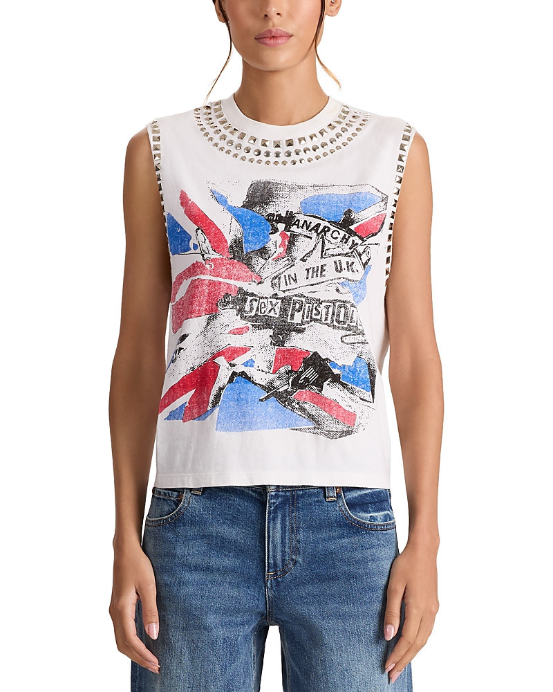 Alice and Olivia Micah Embellished Muscle Tee | Bloomingdale's (US)