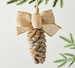 Golden Pinecone Ornament | Pottery Barn (US)