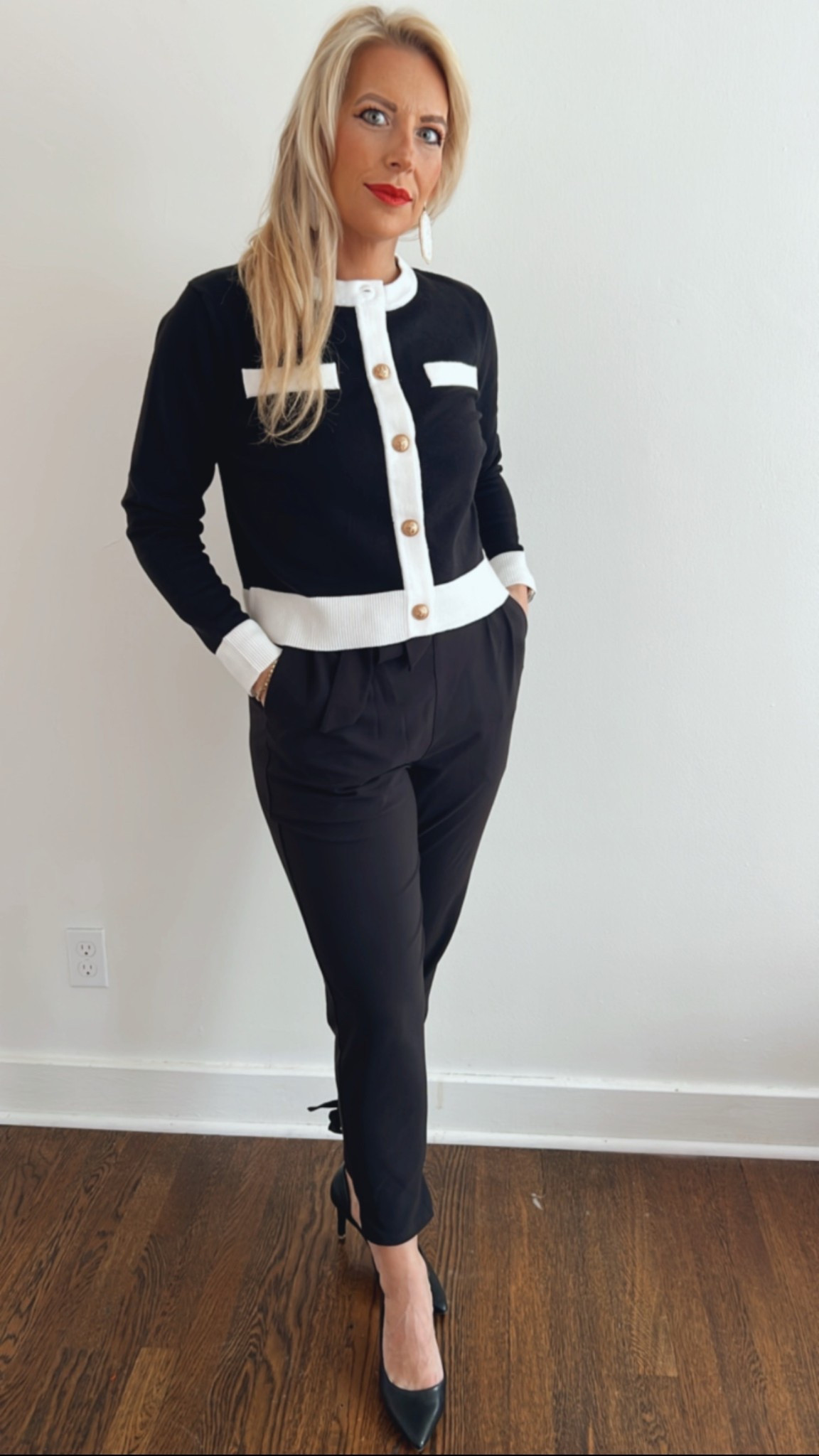 Workwear - this top is actually part of a two piece set. And the great thing about two piece sets is that you can mix and match and get multiple outfits from one set with staples from your closet! 

#LTKOver40 #LTKFindsUnder100 #LTKWorkwear