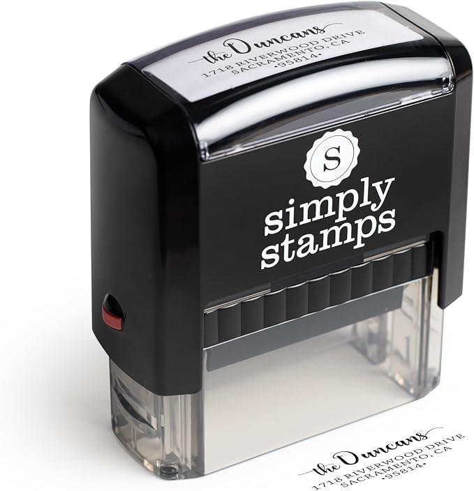 The Duncans Personalized Self-Inking Address Stamp | Envelope Return Address Stamp for Couples an... | Amazon (US)