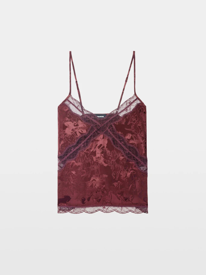 Cishi Silk Lace Camisole | Zadig et Voltaire (US)