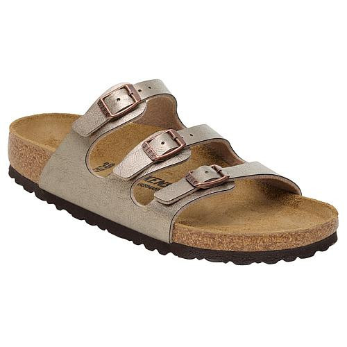 Birkenstock Florida Graceful Birko-Flor Sandal - Tan - 5/5.5 | HSN