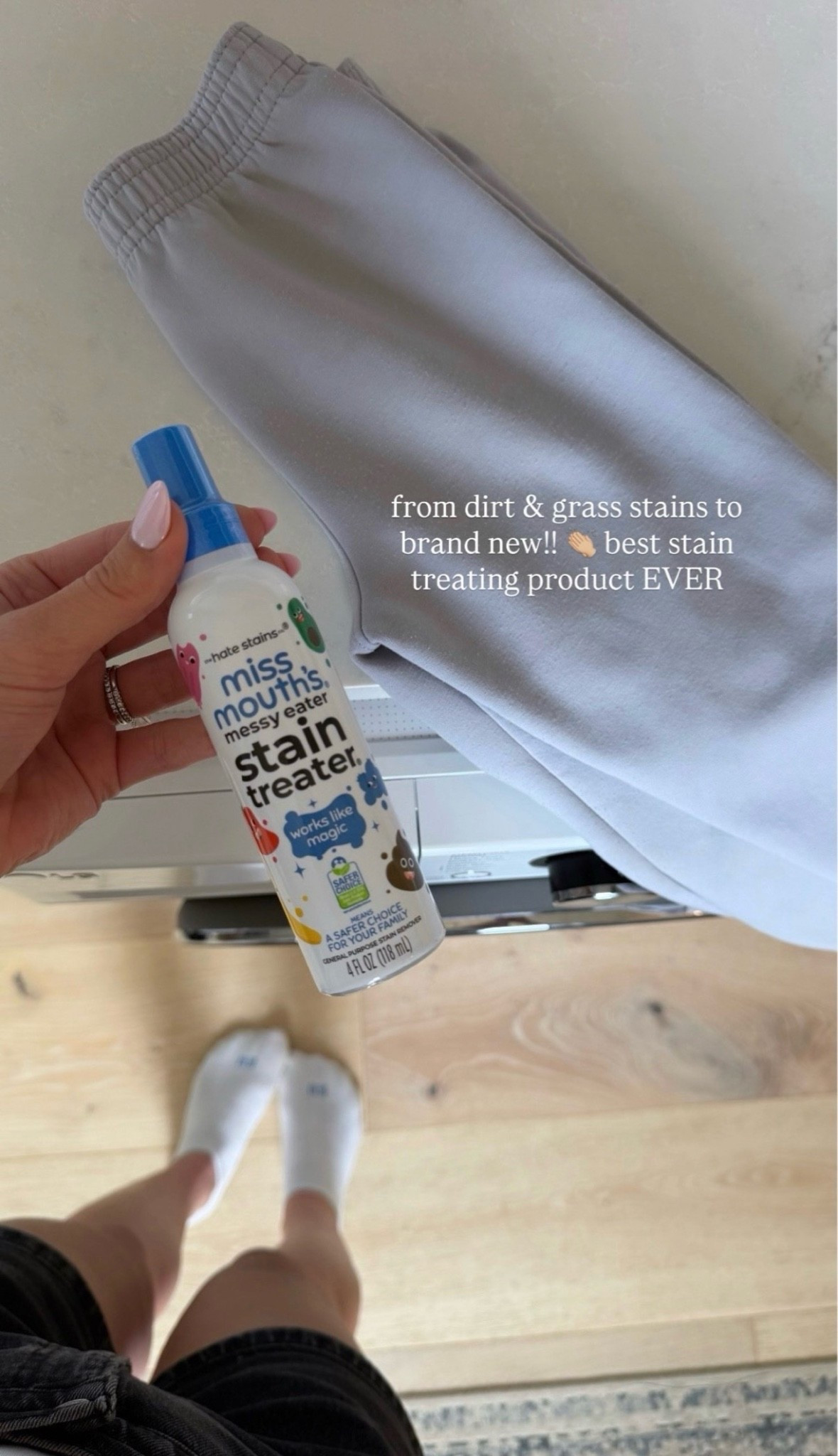 Amazon find that’s on sale! From dirt & grass stains to brand new!! best stain treating product EVER! 

Mom life, cleaning products, stain treated, miss mouths, Amazon finds, Amazon sale, sale alert