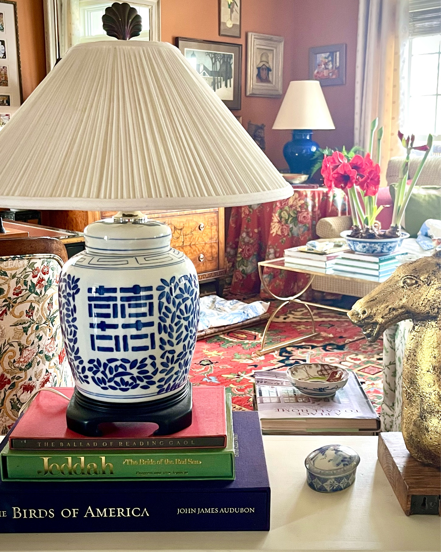 Love a vintage blue and white chinoiserie double happiness ginger jar lamp..Rounded up some options for you.

#LTKstyletip #LTKhome