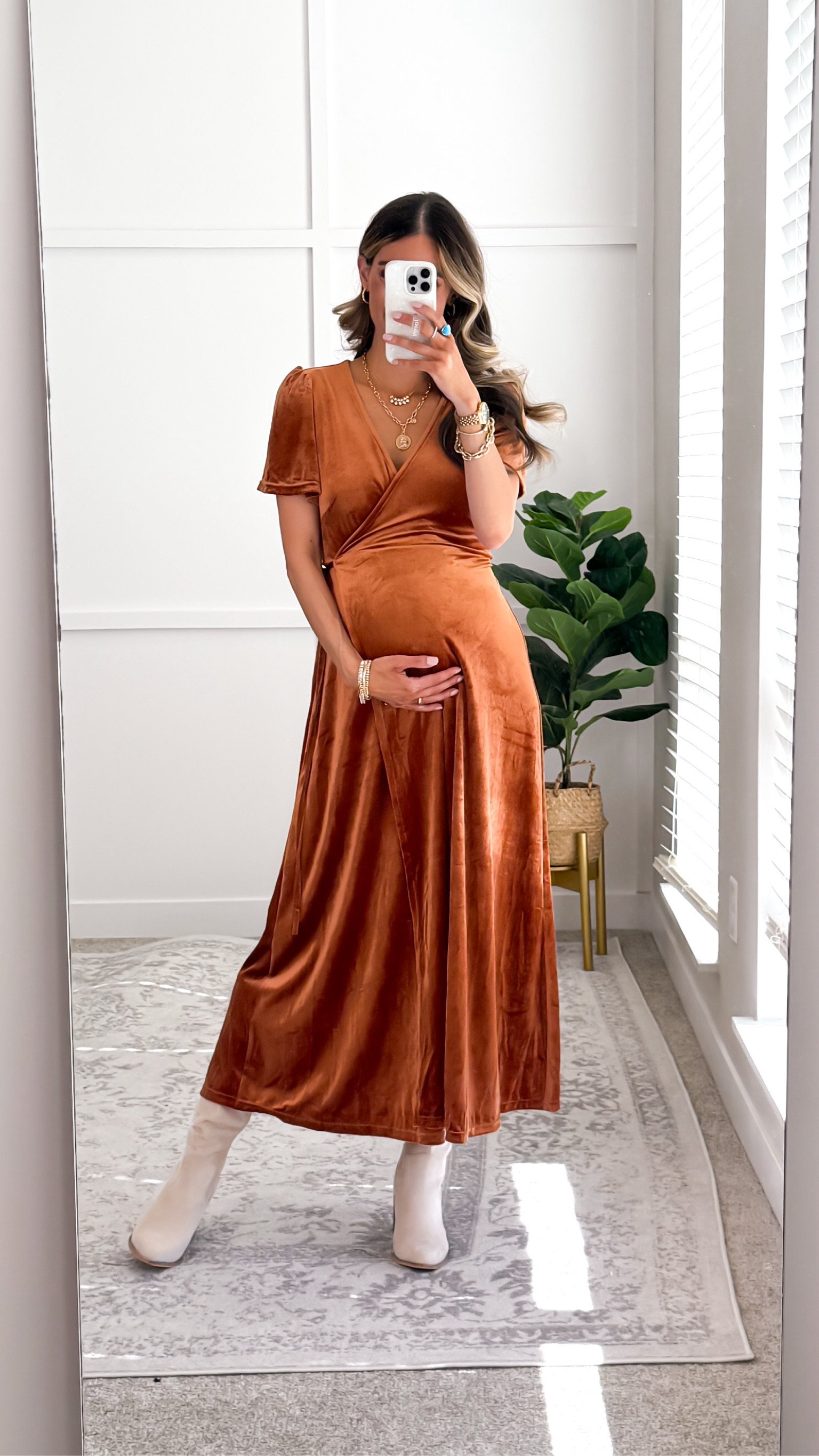 Dress is non maternity but is bump friendly and nursing friendly

Wearing my true to size - small . Stretchy maternity 

Thanksgiving outfit | holiday outfit | maternity dress | fall family photos | Christmas family photos | fall dresses | pullover | fall outfits | fall outfit 

#LTKHoliday #LTKFindsUnder50 #LTKBump