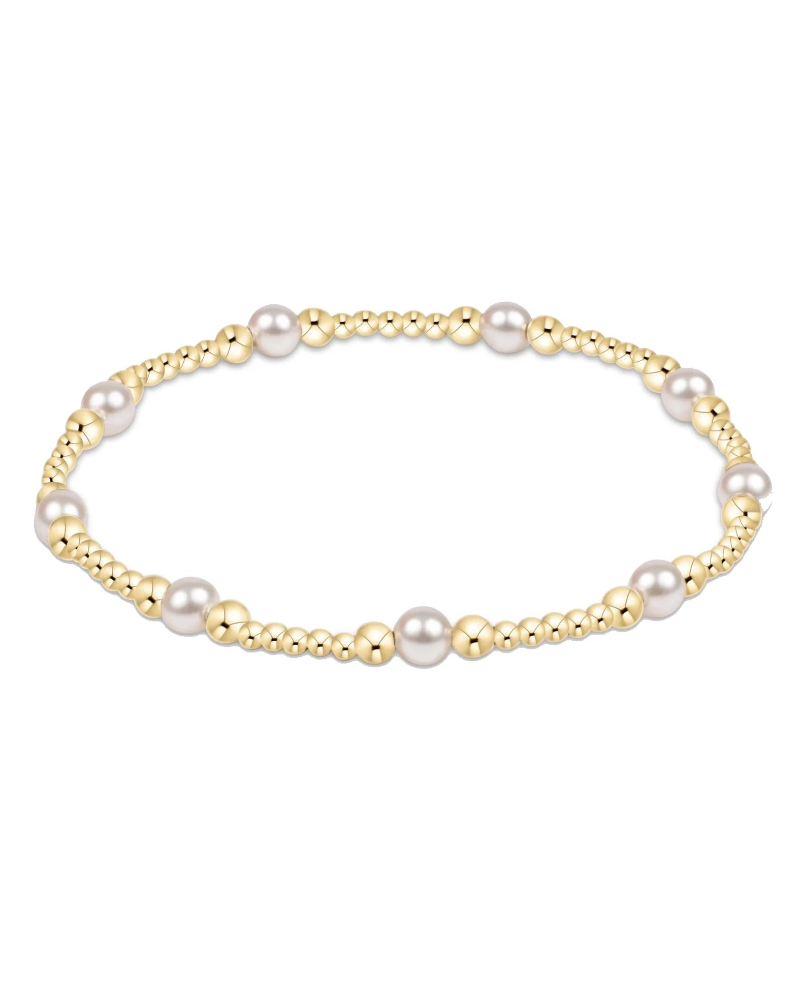 Enewton Classic Purpose Patterm 4mm Pearl Bracelet | ish Boutique