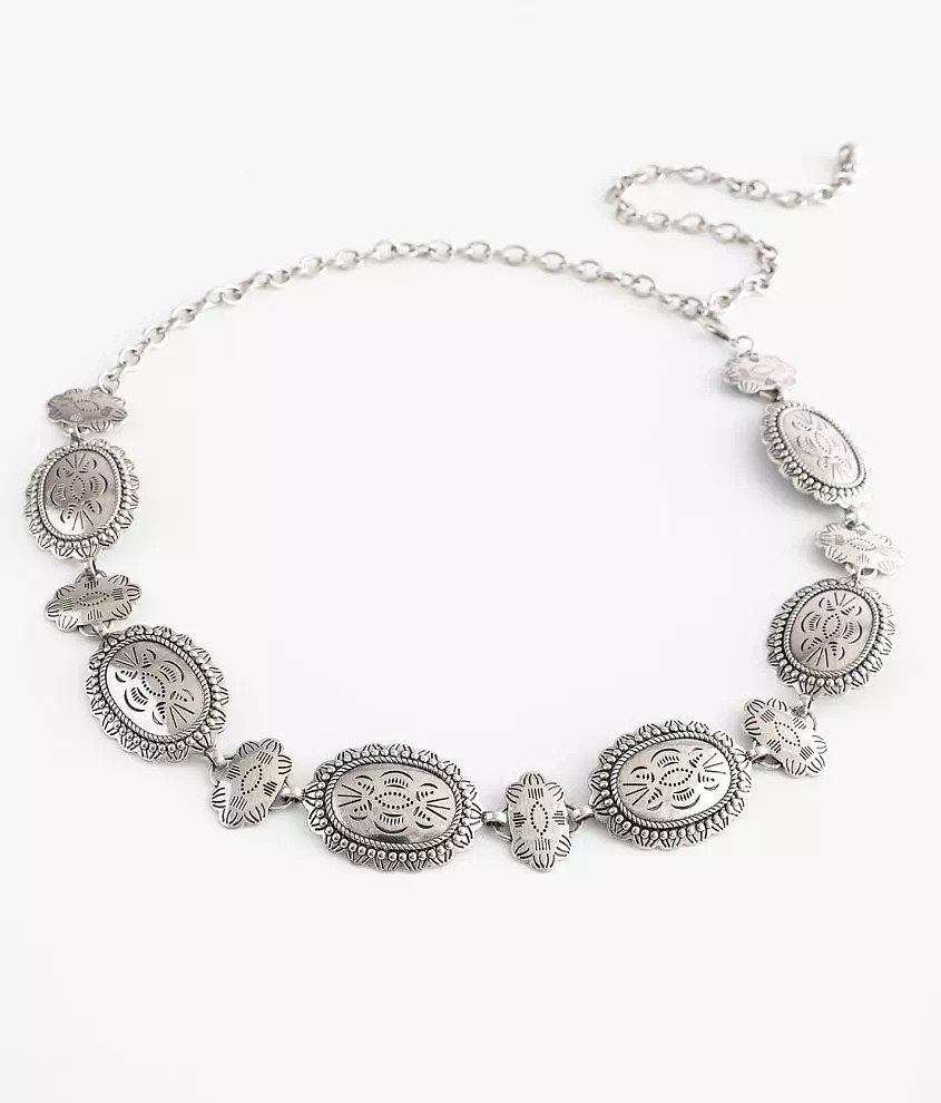 Concho Chain Belt | Buckle