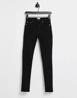 French Connection Rebound skinny jeans in black | ASOS (Global)