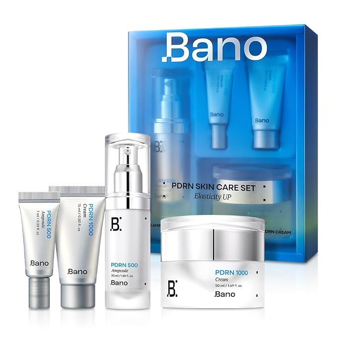PDRN Skin Care Set - PDRN Firming Cream & Serum Set with Hyaluronic Acid & Peptides | Collagen Cr... | Amazon (US)