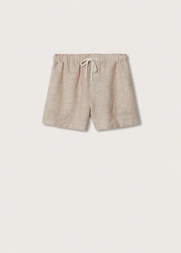 100% linen shorts | MANGO (US)