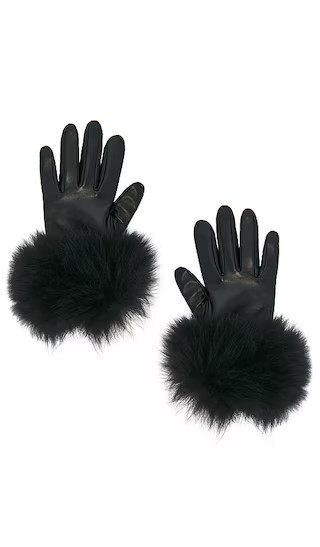 Dawson Leather Gloves in Black | Revolve Clothing (Global)