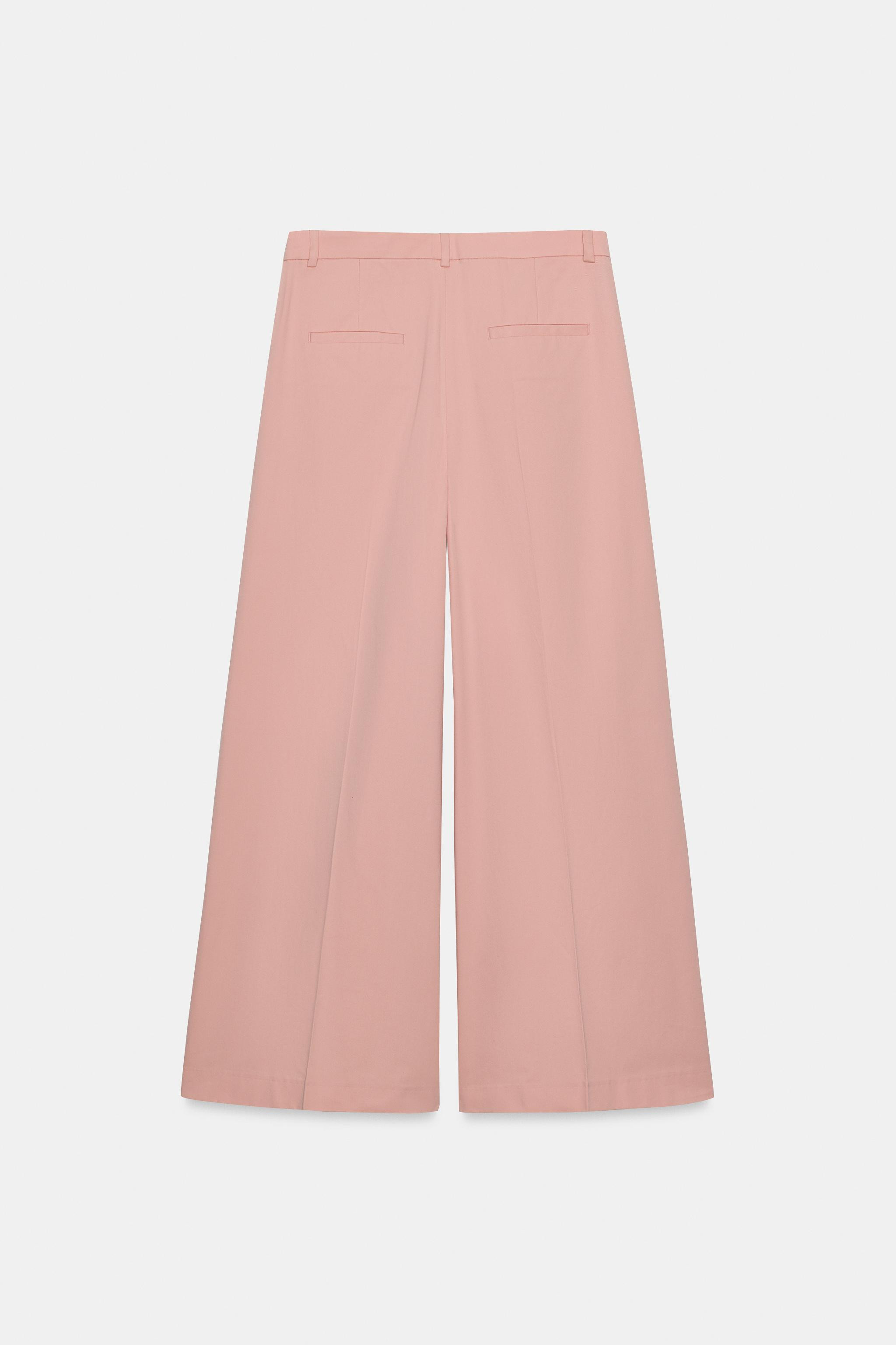 ZW COLLECTION PLEATED WIDE LEG PANTS | Zara US
