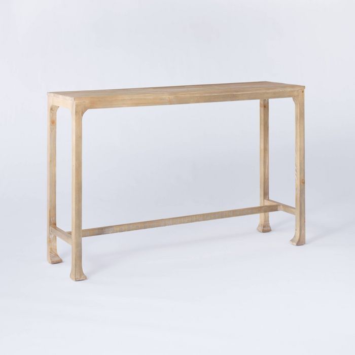 Belmont Shore Curved Foot Console Table Natural - Threshold™ designed with Studio McGee | Target