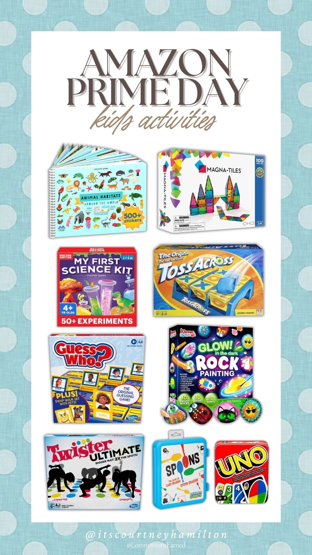 Amazon Prime Day Kids Activities on sale!!

Sale alert, watchnow, finds under 50, summer finds, gift for kids, Courtney Hamilton

#LTKSeasonal #LTKKids #LTKHome