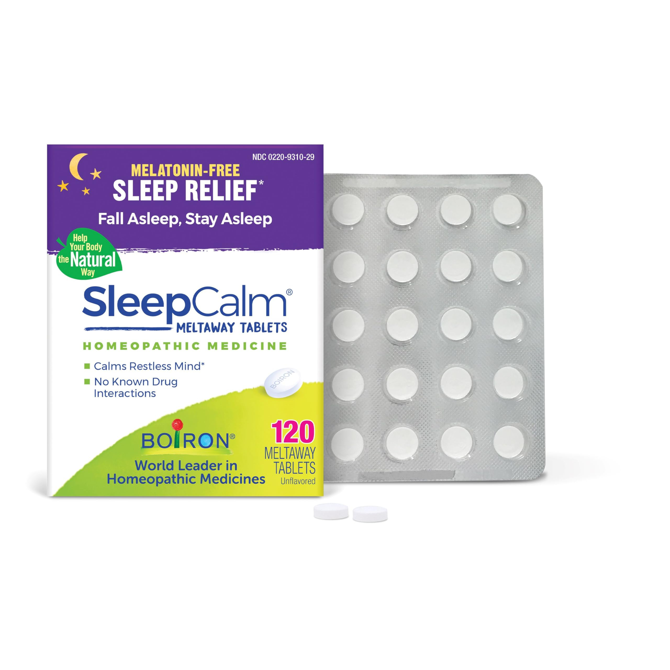 Boiron SleepCalm Tablets Sleep Aid for Deep, Relaxing, Restful Nighttime Sleep - Melatonin-Free a... | Amazon (US)