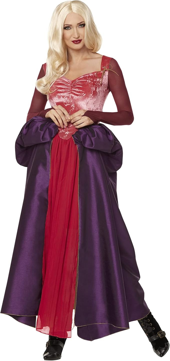 Spirit Halloween Adult Sarah Sanderson Hocus Pocus Costume | OFFICIALLY LICENSED | Amazon (US)