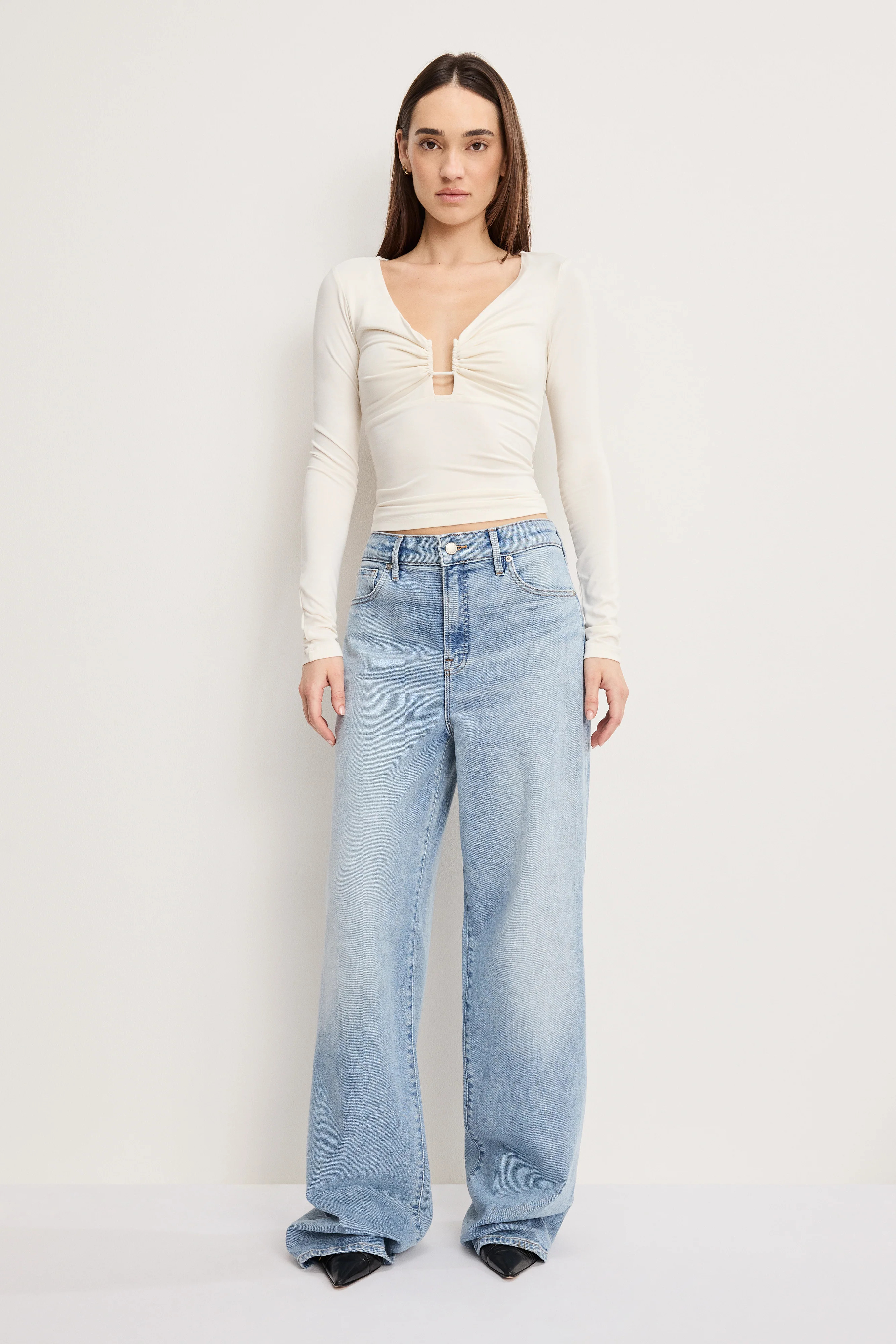 GOOD EASE JEANS | INDIGO1215 - GOOD AMERICAN | Good American