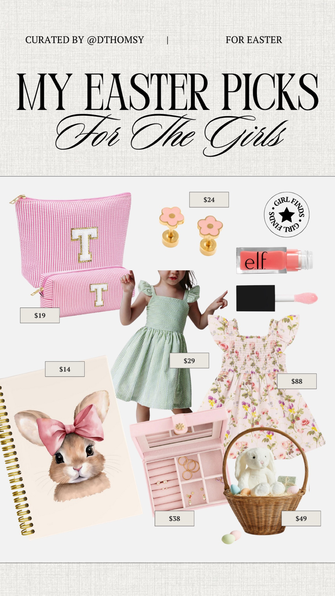 gift guide (easter - for girls)

#LTKSeasonal #LTKKids #LTKFindsUnder50