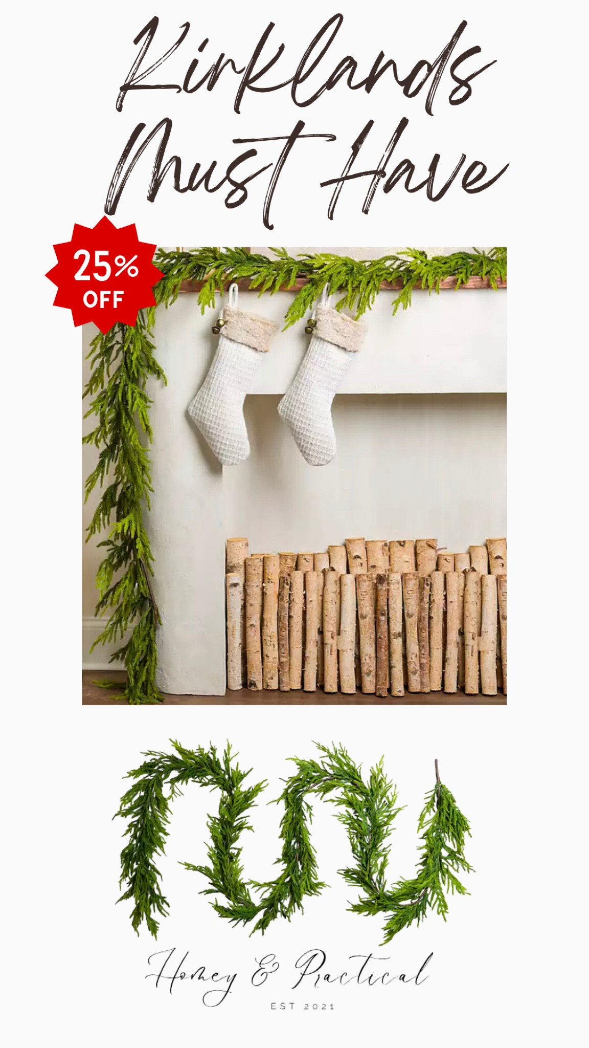 Don’t wait!!  This realistic Norfolk pine garland from Kirklands sells out fast.  

Christmas decor, living room, mantle decor, stair decor

#LTKsalealert #LTKSeasonal #LTKhome