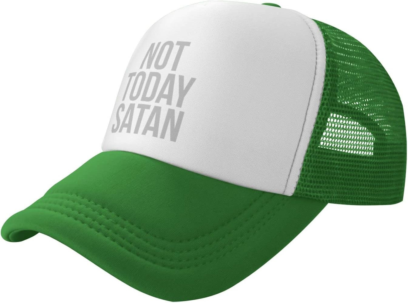 Not Today Satan Breathable Mesh Cap Men's and Women's Baseball Caps | Amazon (US)