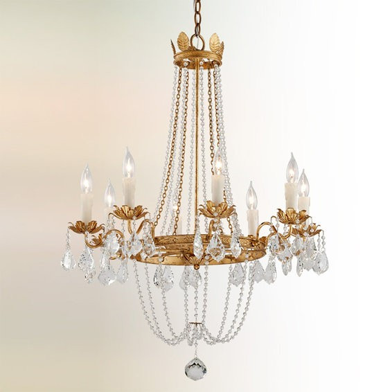 Classic Crystal Glam Chandelier - 8 Light | Shades of Light