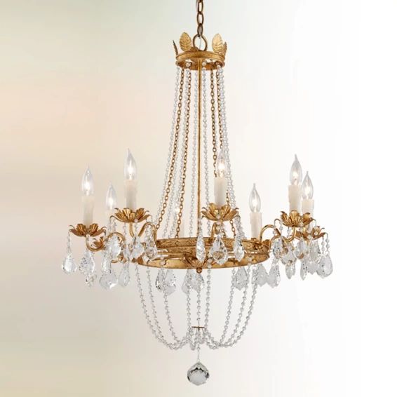 Classic Crystal Glam Chandelier - 8 Light | Shades of Light