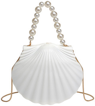 Urban Expressions Shell Pearl Handle Clutch Crossbody Bag | Bealls