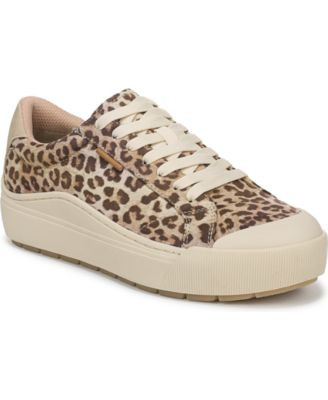 Dr. Scholl's Women's Time Off Lace Up Platform Sneakers - Light Sand Faux Leather | Macy's