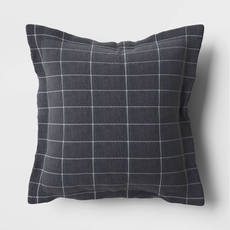 Woven Grid Outdoor Pillow Back - Threshold™ | Target