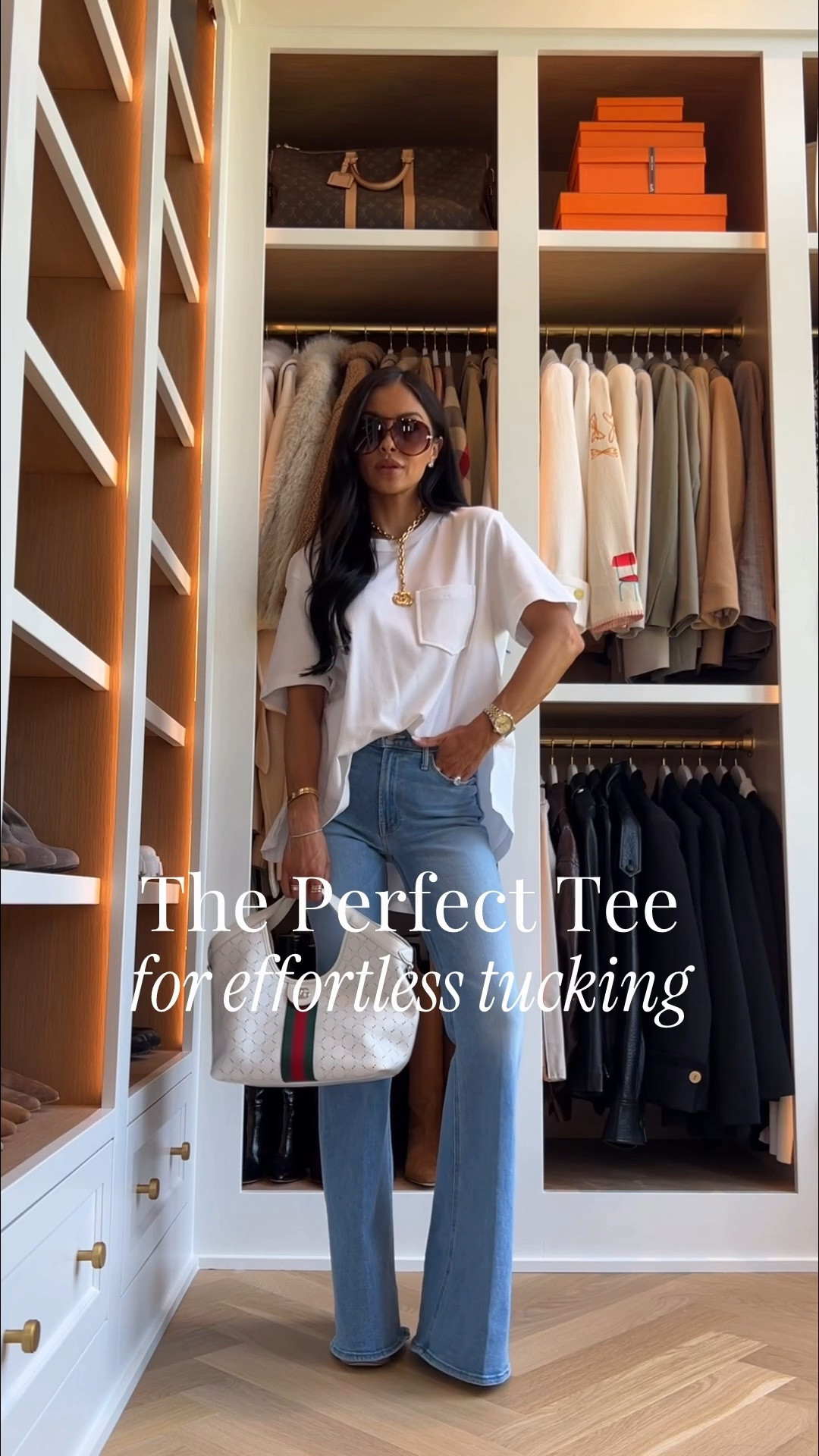 The perfect white tee that looks effortless half tucked. 
This Zara tee is only $25 and so soft!

#LTKOver40 #LTKmomlife #LTKootd
