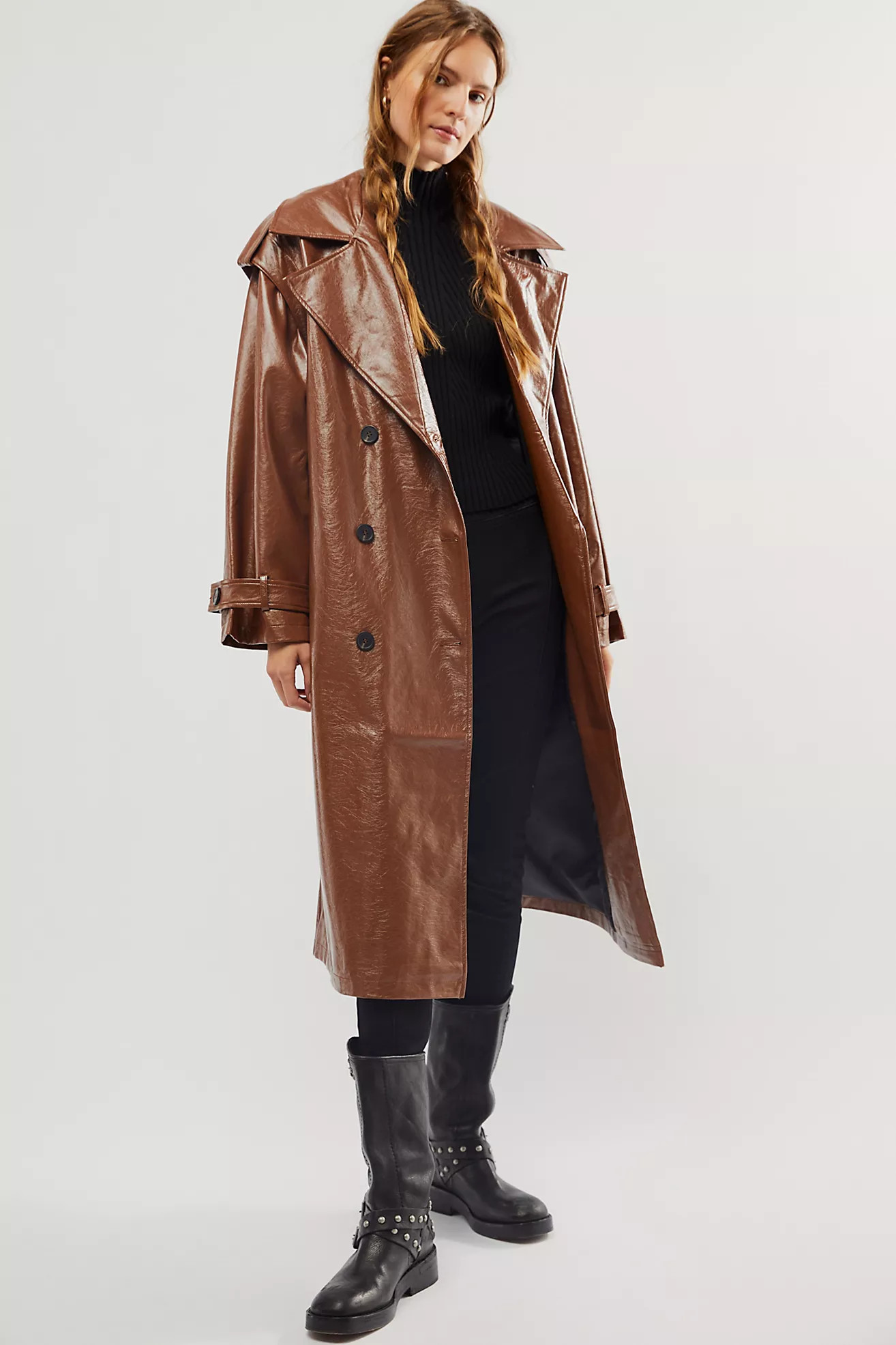 APPARIS Isa Crinkle Trench | Free People (Global - UK&FR Excluded)