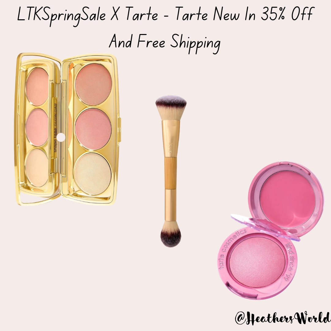 LTKSpringSale x Tarte - New In: 35% Off and Free Shipping 

#Springsale #beauty #tartecosmetics #springbeauty  

 #LTKuk #LTKspring #LTKbeauty
