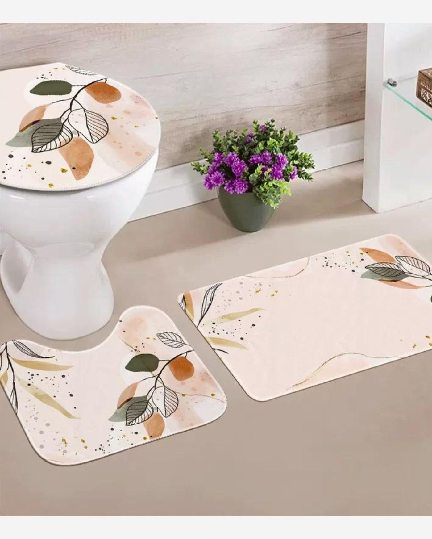 Jogo De Tapetes Para Banheiro Wevans Bege | Riachuelo (BR)