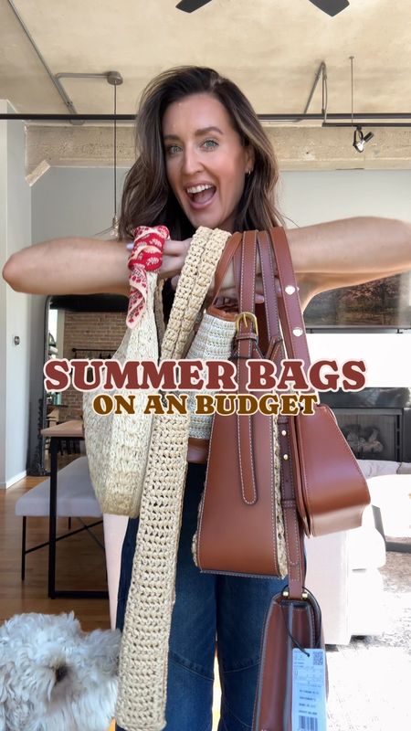 Summer bags on a budget! Amazon, Walmart, Mango and Aritzia. Straw, raffia and canvas bags are trending not just for the beach or vacation but for everyday wear too! 

#LTKItBag #LTKVideo #LTKFindsUnder100