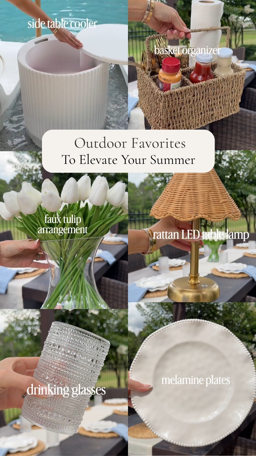 #ad bringing the party home this summer with a few of my favorite @wayfair finds!!  from dinner parties to chilling poolside, all these little details help make hosting feel fun! these pieces helped turn our backyard into everyone's favorite place to be.

everything you need for your summer BBQ linked  ♥️🇺🇸✨#WayfairPartner #Wayfair

#LTKSeasonal #LTKHome #LTKstorytime