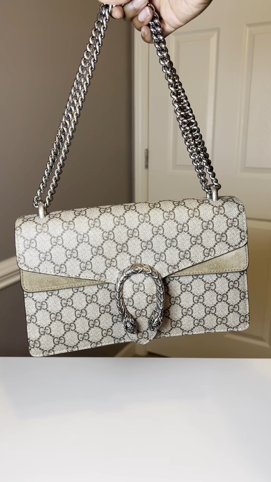 Gucci GG Monogram Small Dionysus Shoulder Bag Taupe

#LTKStyleTip #LTKItBag