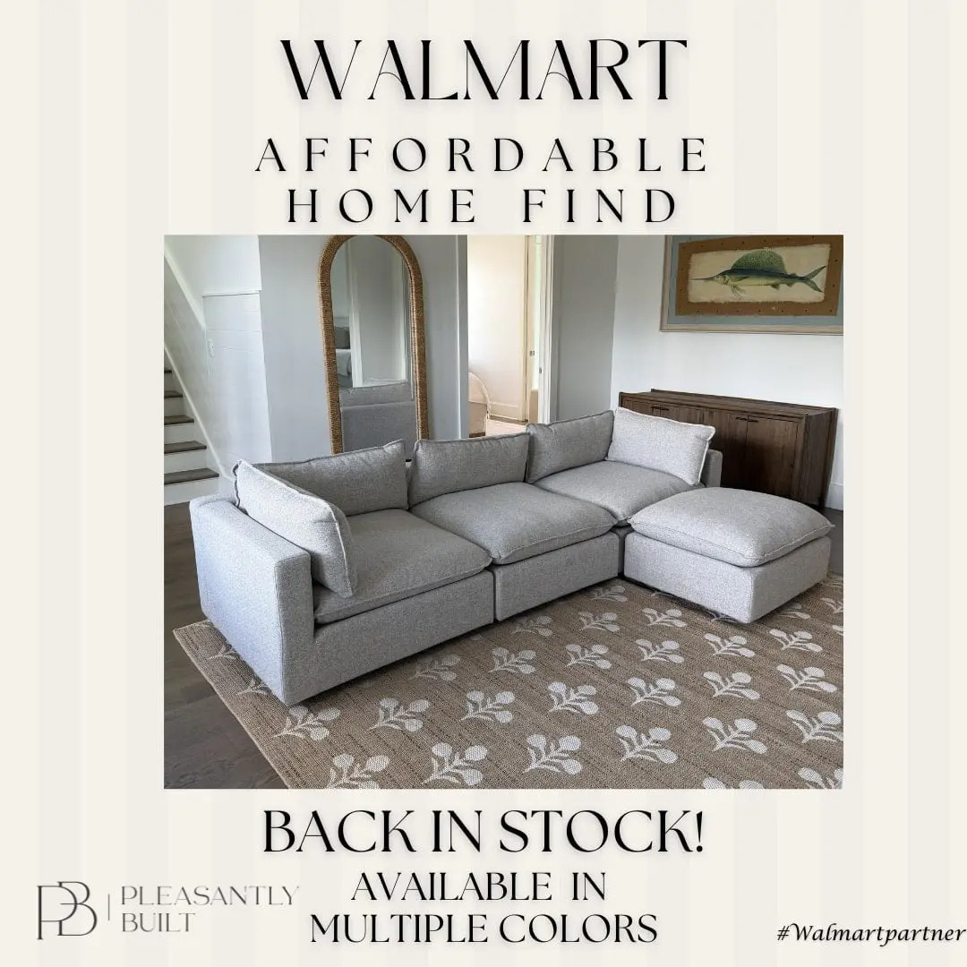 Affordable home upgrades that look designer without the designer price tag ✨ Loving these Walmart furniture finds including cozy sectional sofas, stylish armchairs, swivel accent chairs, a comfy swivel glider recliner, smart TV, chic bookcases, a beautiful rug, and the perfect outdoor wicker patio sectional for summer lounging 🌿🛋️📺

#LTKhome #LTKfinds #WalmartHome #WalmartFinds #AffordableHome #HomeDecor #LivingRoomInspo #PatioFurniture #SectionalSofa #AccentChair #SwivelChair #ReclinerStyle #OutdoorLiving #PatioSeason #HomeStyle #InteriorInspo #CozyHome #SmartTV #BookcaseStyling #AreaRug #HomeRefresh #BudgetFriendlyDecor #ModernHome #OutdoorPatio #DesignerLookForLess #HomeInspo #FurnitureFinds #StylishLiving #SummerHome #pleasantlybuilt 

 #LTKSeasonal #LTKHome #LTKSaleAlert