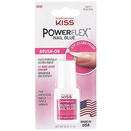 KISS PowerFlex Brush-On Nail Glue | Walmart (US)