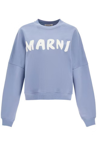 MARNI crewneck sweatshirt with logo | Residenza725 US
