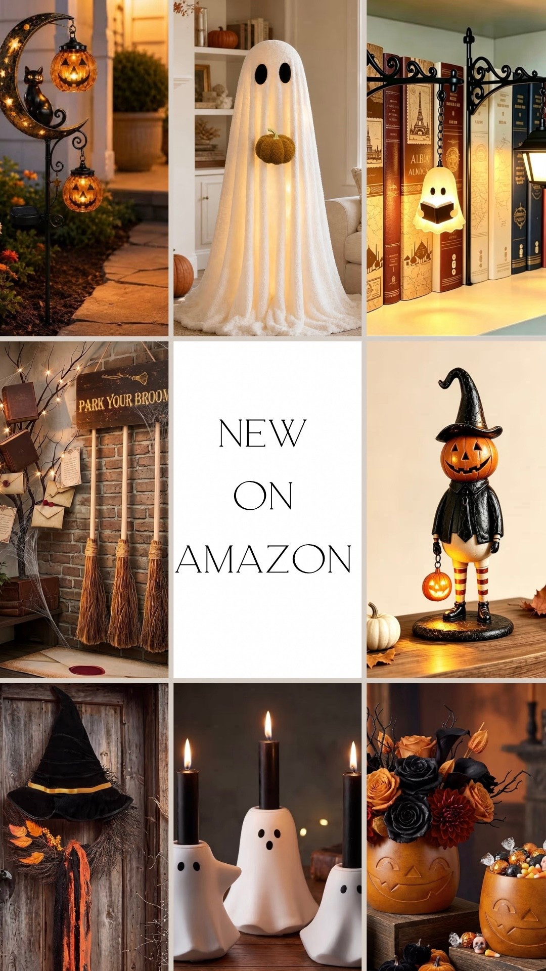 Amazon 
Just dropped
Broomsticks
Ghost
Signs
Candle holder
Jack-o-lanterns

#LTKHome