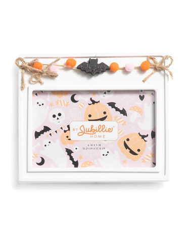 4x6 Bat Pom Pom Table Top Picture Frame | TJ Maxx
