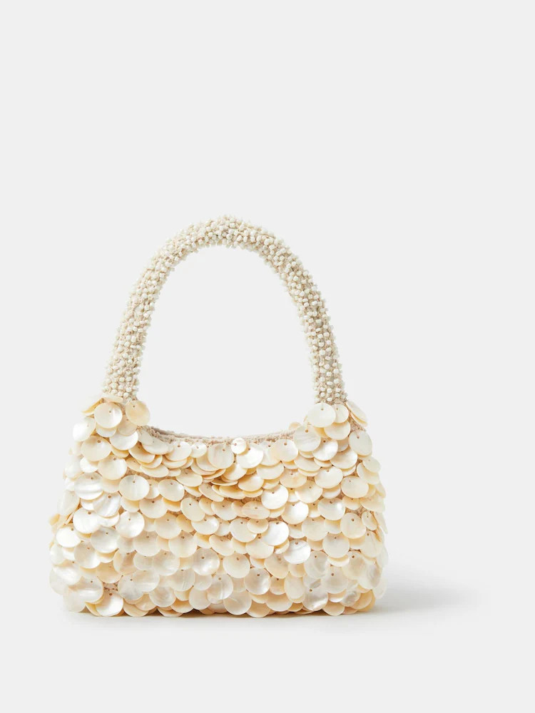Accessorize Mother of Pearl Beaded Bag | Next EU