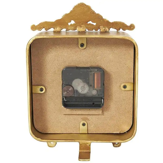 Floral Scroll Vintage Inspired Table Clock | Antique Farm House
