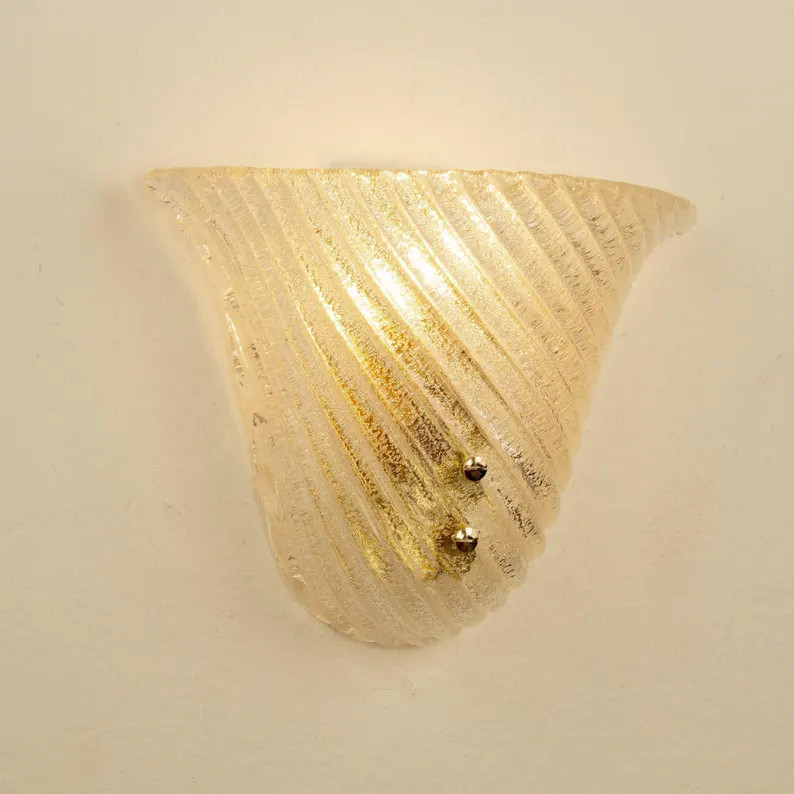 Murano Glass Wall Lamp: Bell-shaped Sculptural Sconces Handmade in Italy - Etsy | Etsy (Global)