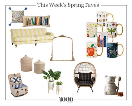 This week’s spring faves. From sofa to honey pot to favorite mugs

#LTKhome #LTKU #LTKFind
