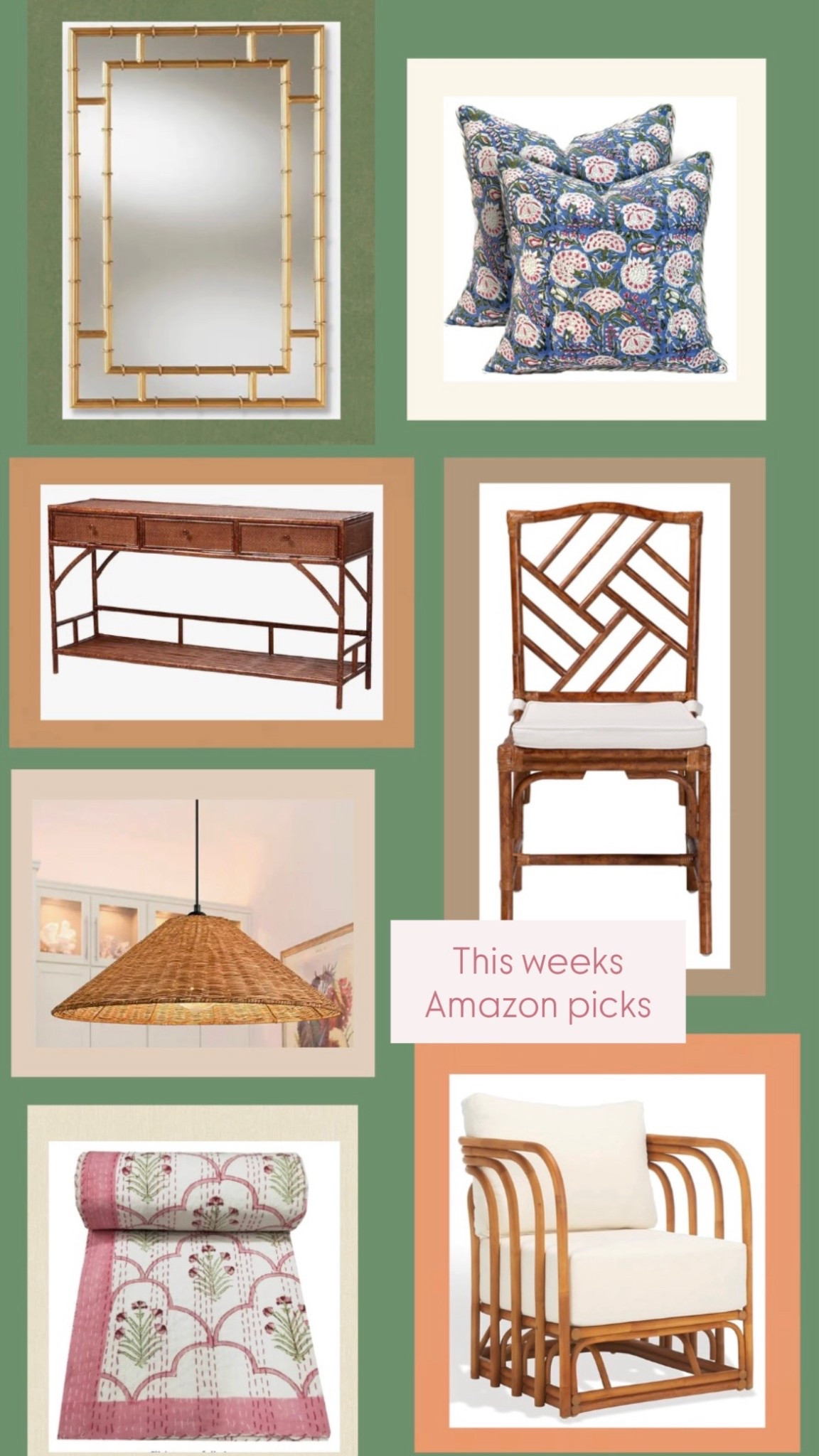 This weeks Amazon favorites for a coastal spring and summer home decor uodate

#LTKHome #LTKmomlife #LTKSaleAlert