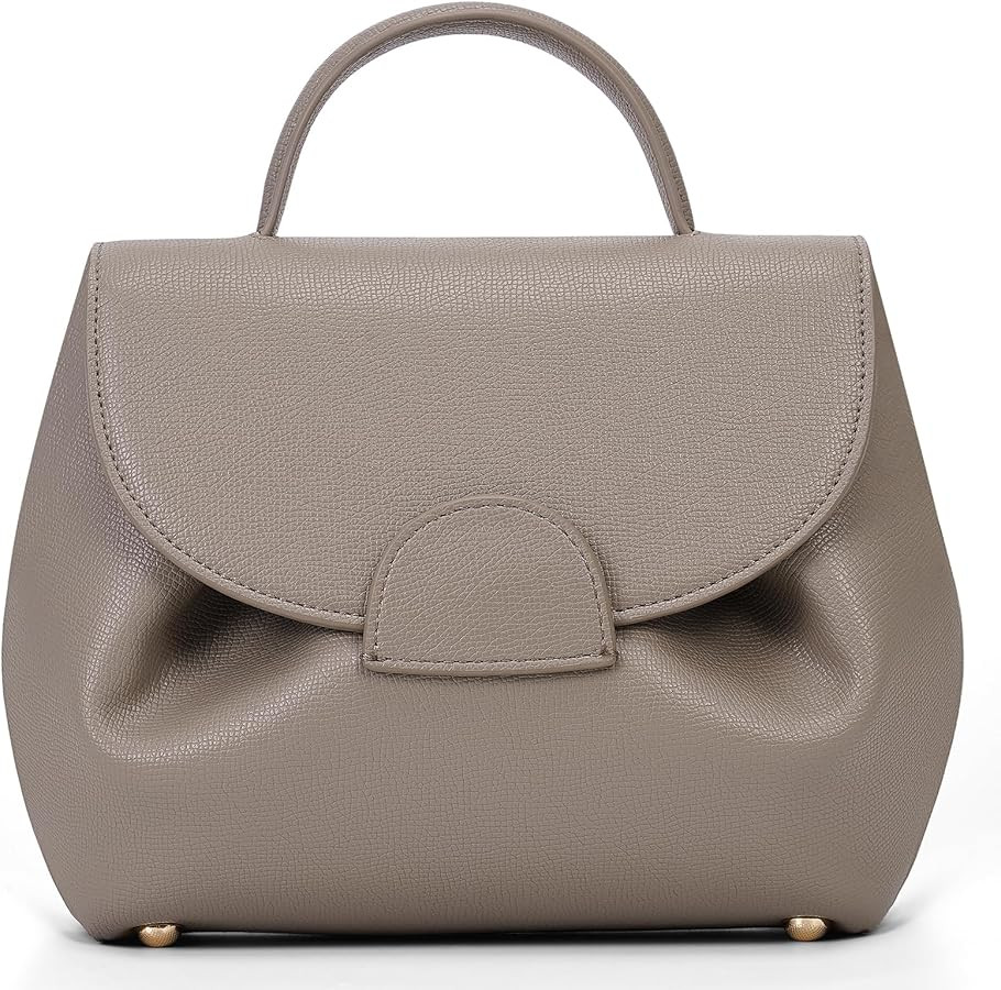 Small Top Handle Bag Crossbody Bags Purses for Women Designer Luxury Mini Faux Leather Shoulder B... | Amazon (US)