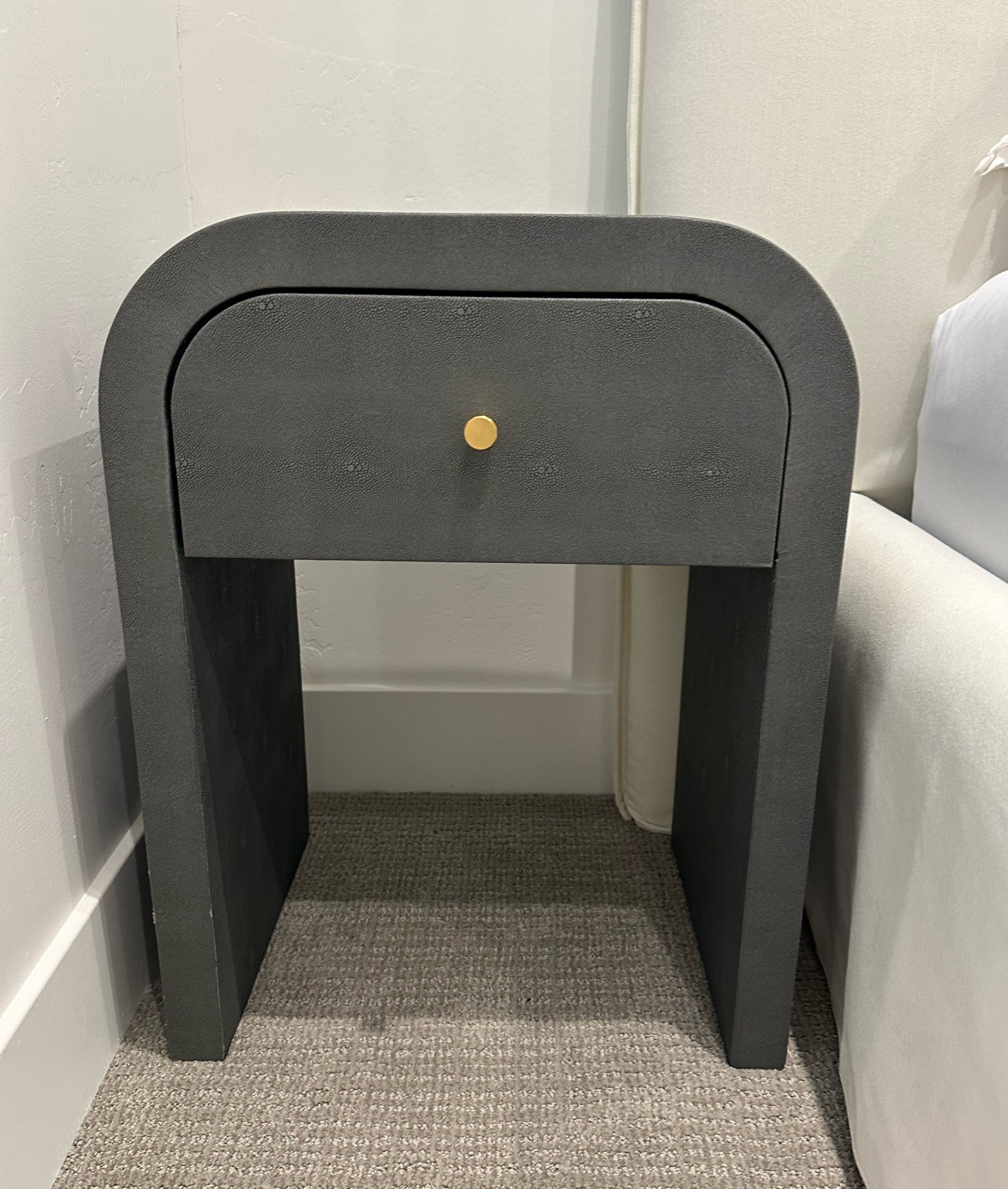 Shagreen nightstand with drawer 

#LTKSaleAlert #LTKHome #LTKFindsUnder100